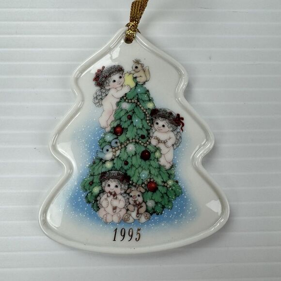 Dreamsicles Christmas Ornament The Finishing Touches Tree Angel Limited 1995 - Picture 7 of 7